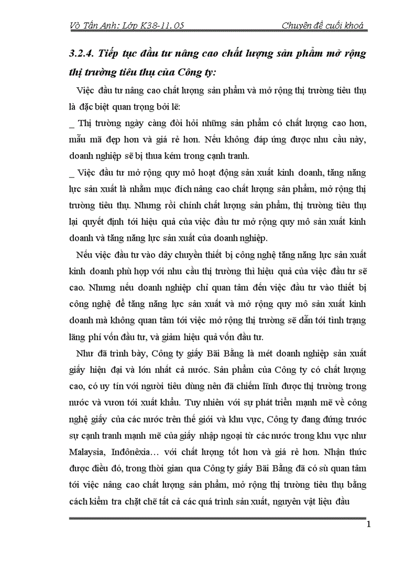 image for page Tình hình tổ chức quản lý và sử dụng vốn cố định ở Công ty giấy Bãi Bằng 1