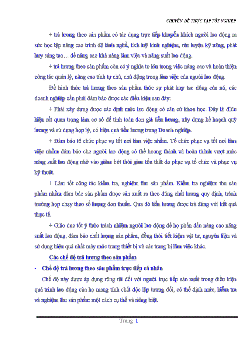 image for page Đặc điểm SXKD của Công ty những nhân tố tác động tới hệ thống thù lao lao động