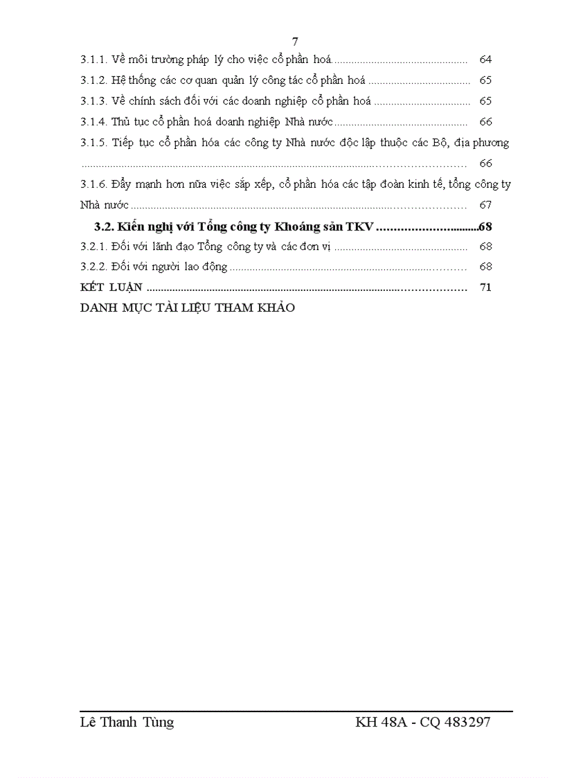 image for page Giải pháp thúc đẩy quá trình cổ phần hóa của Tổng công ty Khoáng sản TKV