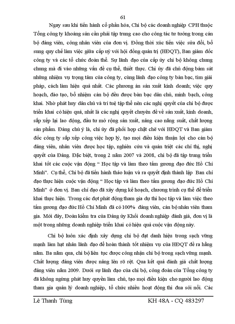 image for page Giải pháp thúc đẩy quá trình cổ phần hóa của Tổng công ty Khoáng sản TKV