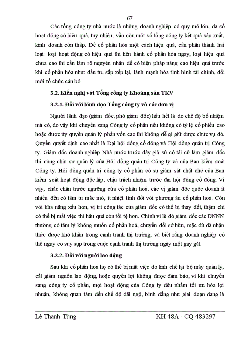 image for page Giải pháp thúc đẩy quá trình cổ phần hóa của Tổng công ty Khoáng sản TKV