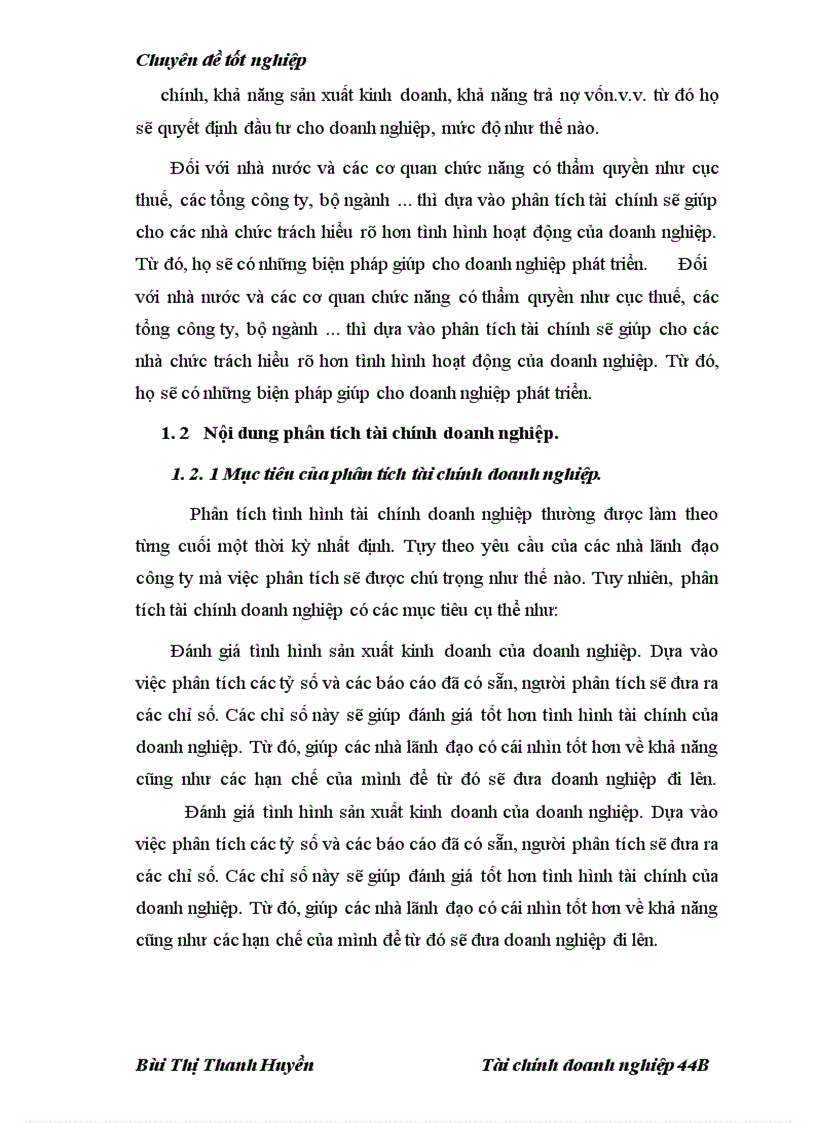 image for page Nâng cao hiệu quả khả năng phân tích tài chính tại công ty cổ phần may Hưng Yên 1