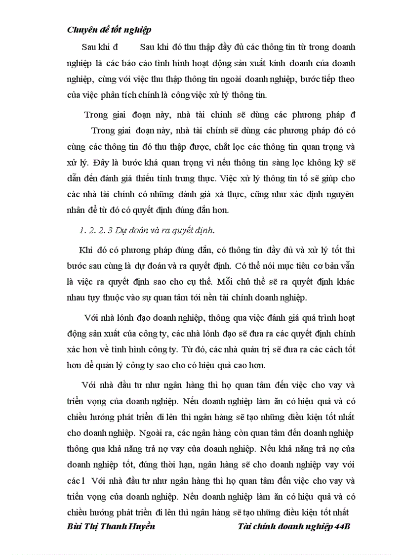 image for page Nâng cao hiệu quả khả năng phân tích tài chính tại công ty cổ phần may Hưng Yên 1