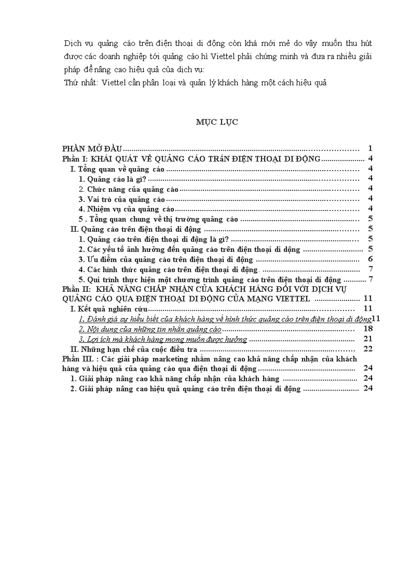 image for page Nghiên cứu khả năng chấp nhận của khách hàng đối với dịch vụ quảng cáo qua điện thoại di động của mạng Viettel 1