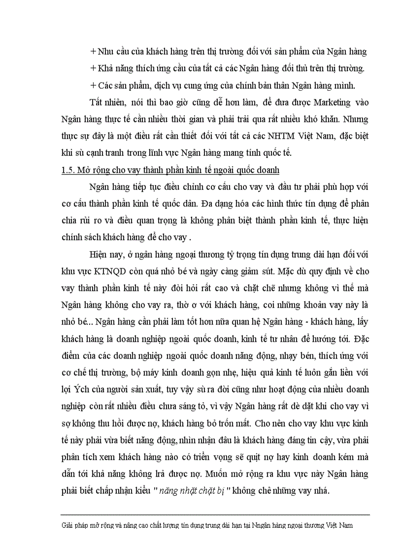 image for page Giải pháp nhằm nâng cao chất lượng tín dụng trung dài hạn tại Ngân hàng Ngoại thương Việt Nam 1