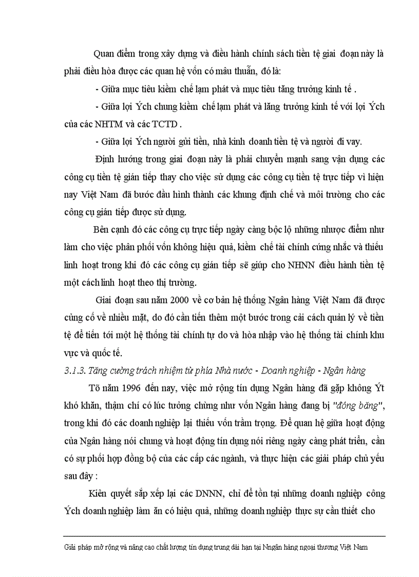 image for page Giải pháp nhằm nâng cao chất lượng tín dụng trung dài hạn tại Ngân hàng Ngoại thương Việt Nam 1
