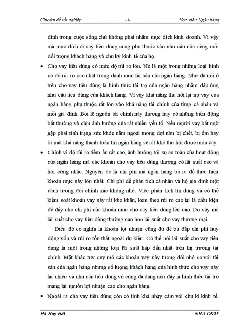image for page Mở rộng hoạt động cho vay tiêu dùng tại Ngân hàng nông nghiệp và phát triển nông thôn chi nhánh Đống Đa 1