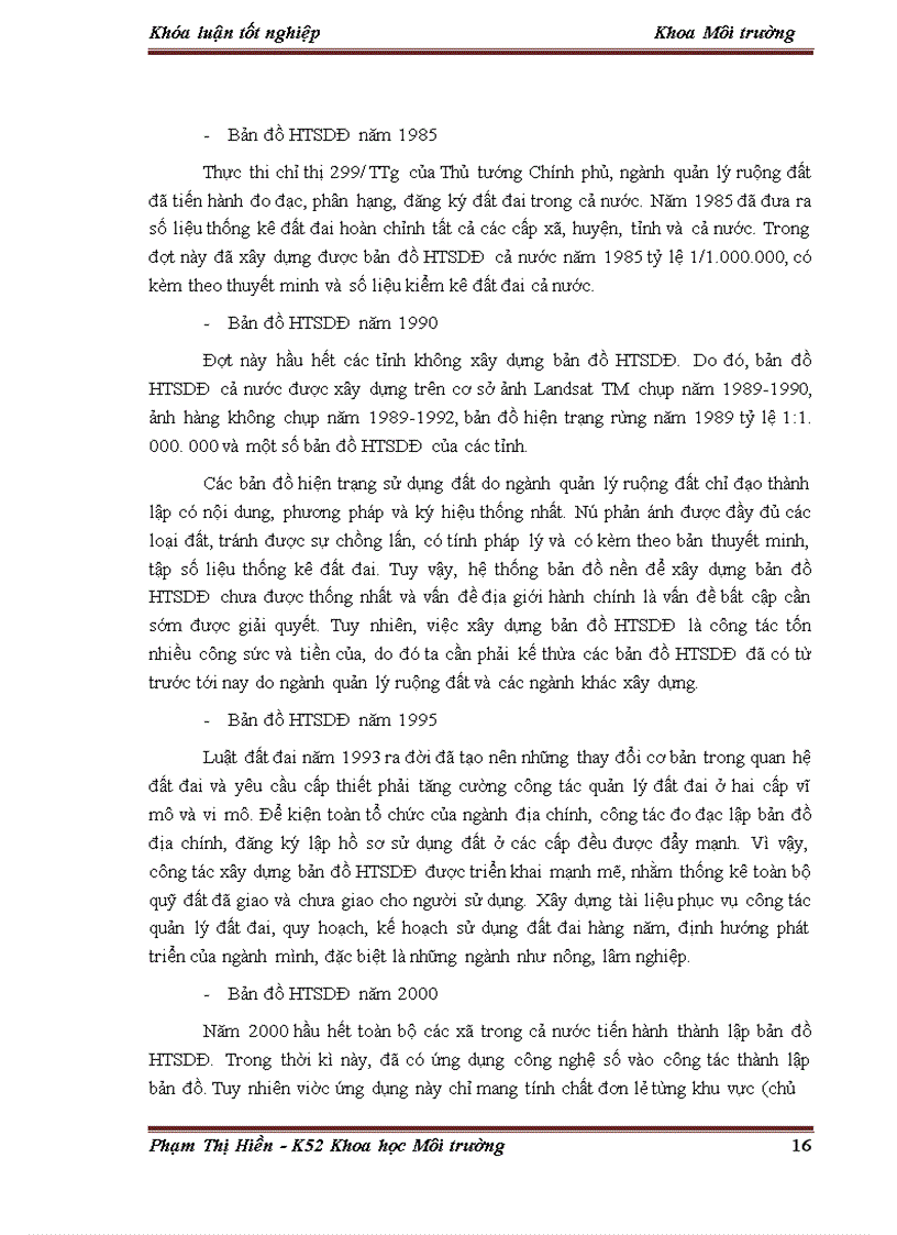 image for page Ứng dụng công nghệ hệ thông tin địa lý GIS thành lập bản đồ hiện trạng sử dụng đất huyện Vũ Thư tỉnh Thái Bình