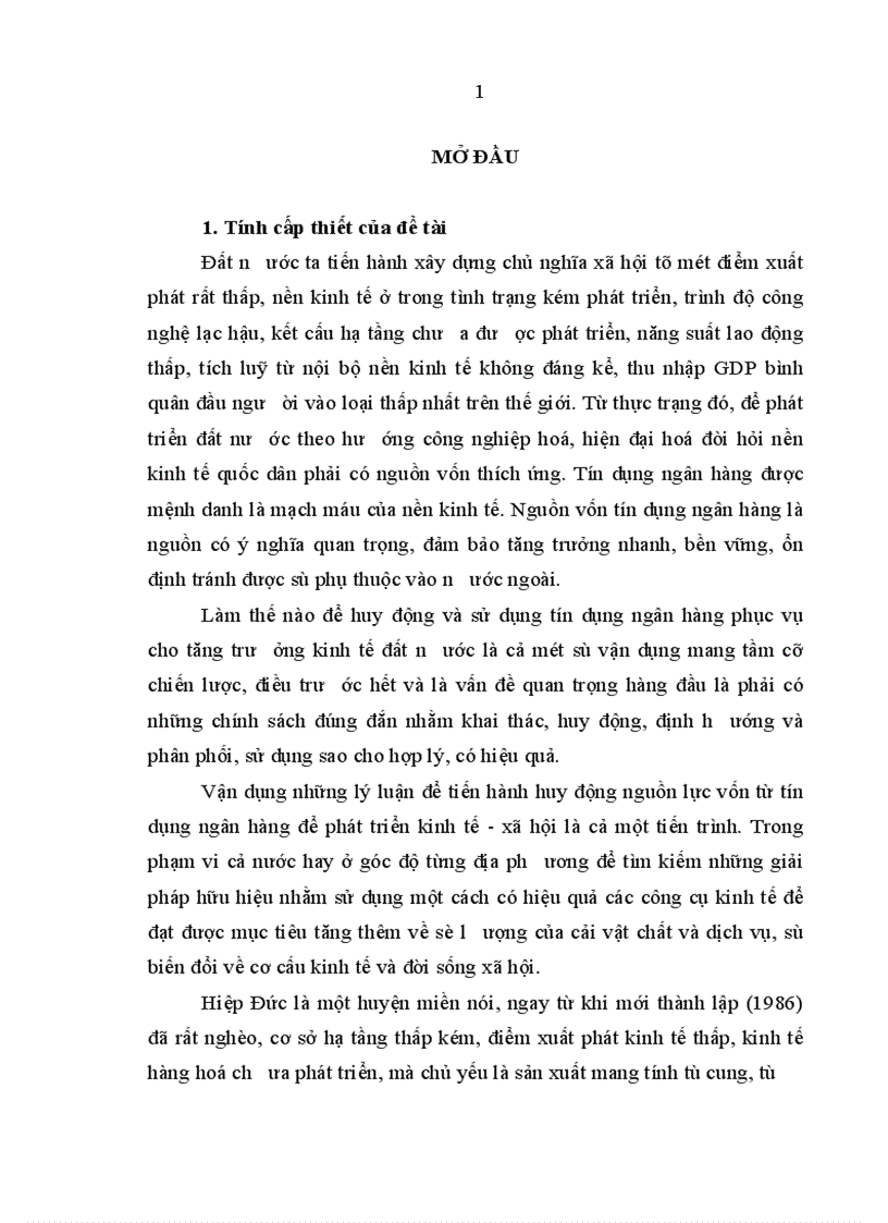 image for page Tín dụng của ngân hàng nông nghiệp và phát triển nông thôn với phát triển kinh tế xã hội ở huyện Hiệp Đức Quảng Nam