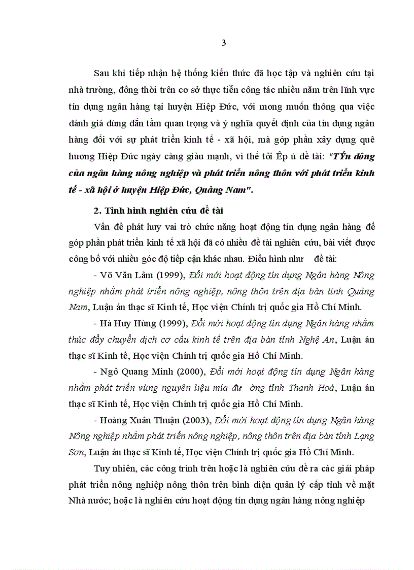 image for page Tín dụng của ngân hàng nông nghiệp và phát triển nông thôn với phát triển kinh tế xã hội ở huyện Hiệp Đức Quảng Nam