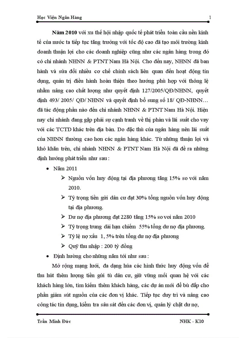 image for page Giải pháp nâng cao chất lượng tín dụng tại chi nhánh Nam Hà Nội Ngân hàng nông nghiệp và phát triển nông thôn 1