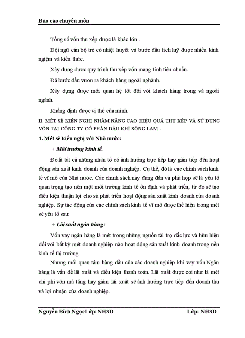image for page Những biện pháp cần được áp dụng nhằm nâng cao hiệu quả thu xếp và huy động vốn tại Công ty Cổ phần Dầu khí Sông Lam