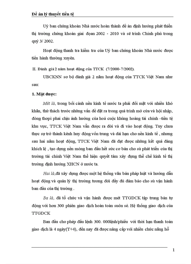 image for page Một số vấn đề về TTCK và định hướng phát triển thị trường chứng khoán ở Việt Nam
