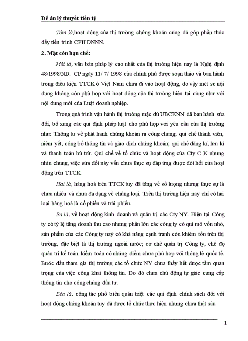 image for page Một số vấn đề về TTCK và định hướng phát triển thị trường chứng khoán ở Việt Nam