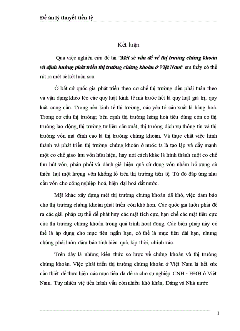 image for page Một số vấn đề về TTCK và định hướng phát triển thị trường chứng khoán ở Việt Nam