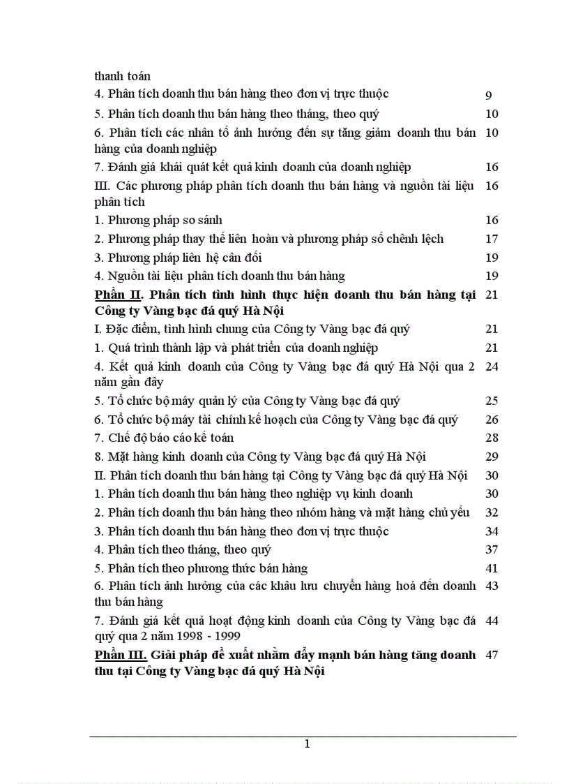 image for page Phân tích tình hình doanh thu bán hàng và các biện pháp tăng doanh thu bán hàng tại Công ty Vàng Bạc Đá Quý Hà Nội 1