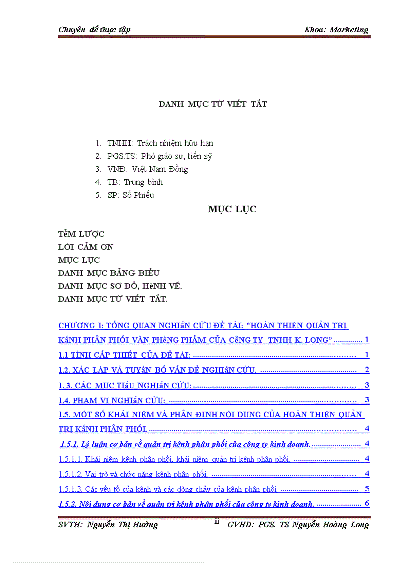 image for page Hoàn thiện quản trị kênh phân phối văn phòng phẩm của công ty TNHH K Long tại thị trường Miền Bắc