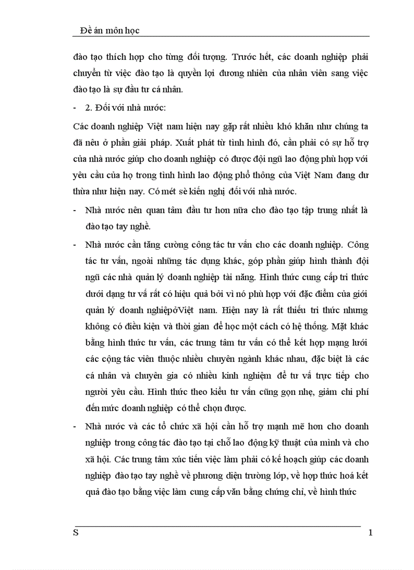 image for page Các giải pháp và kiến nghị đối với đào tạo và phát triển nguồn nhân lực trong doanh nghiệp ở Việt nam