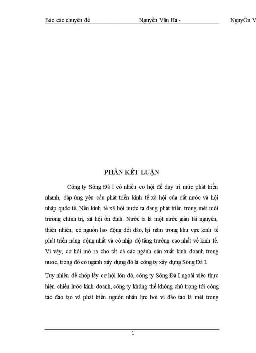 image for page Đưa ra phương hướng nhằm nâng cao hiệu quả công tácđào tạo và phát triển nguồn nhân lực tại Công ty Sông Đà I 1