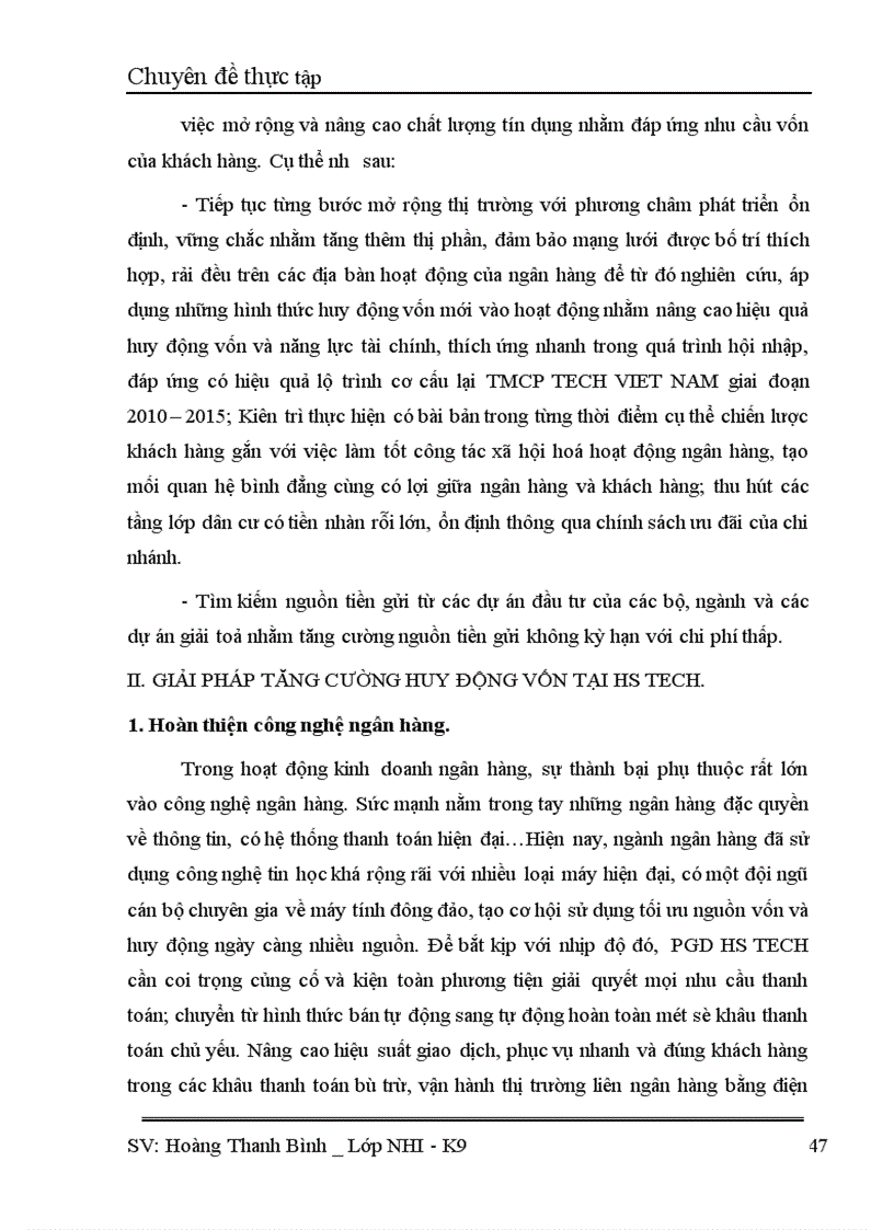 image for page Giải pháp tăng cường huy động vốn tại phòng giao dịch hội sở của ngân hàng thương mại cổ phần kĩ thương việt nam 1