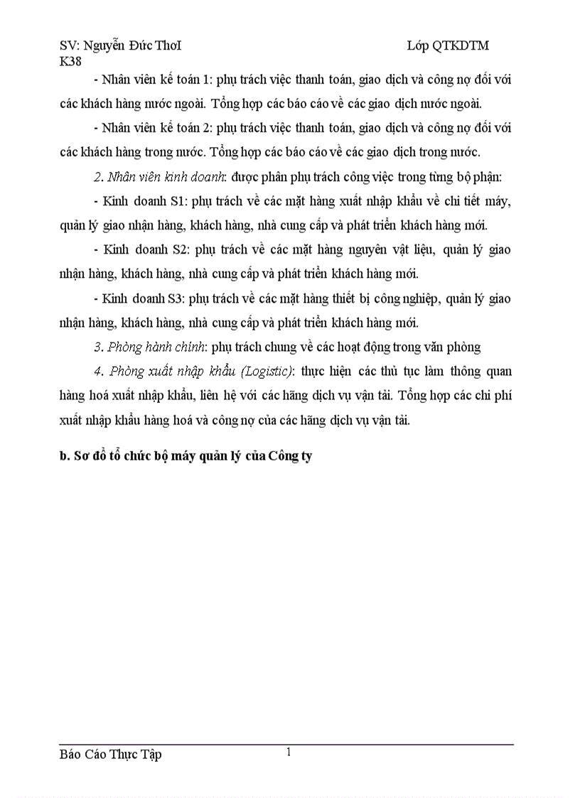 image for page Báo cáo thực tập tại Công ty TNHH Thương mại tổng hợp Nam Việt