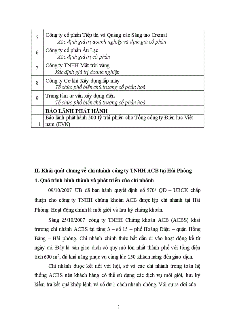 image for page Báo cáo thực tập tổng hợp tại chi nhánh công ty TNHH ACB Hải Phòng
