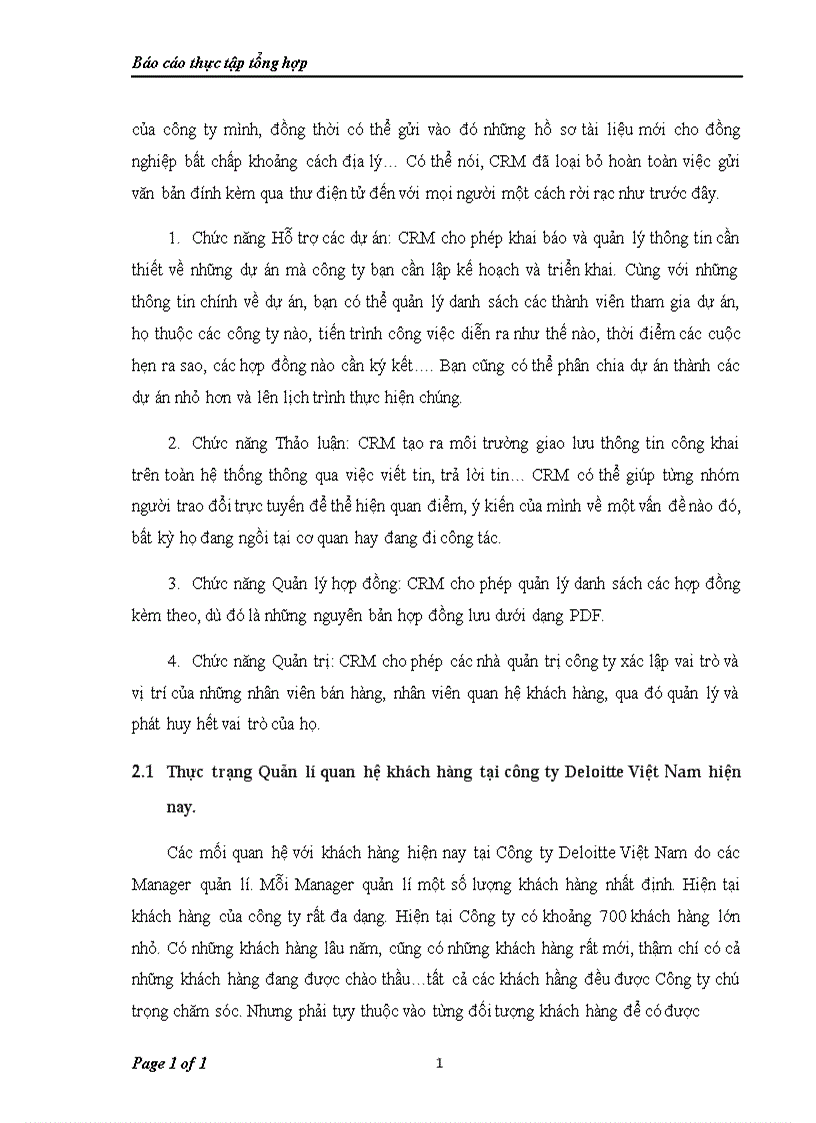 image for page Báo cáo tổng hợp về Công ty TNHH Deloitte Việt Nam