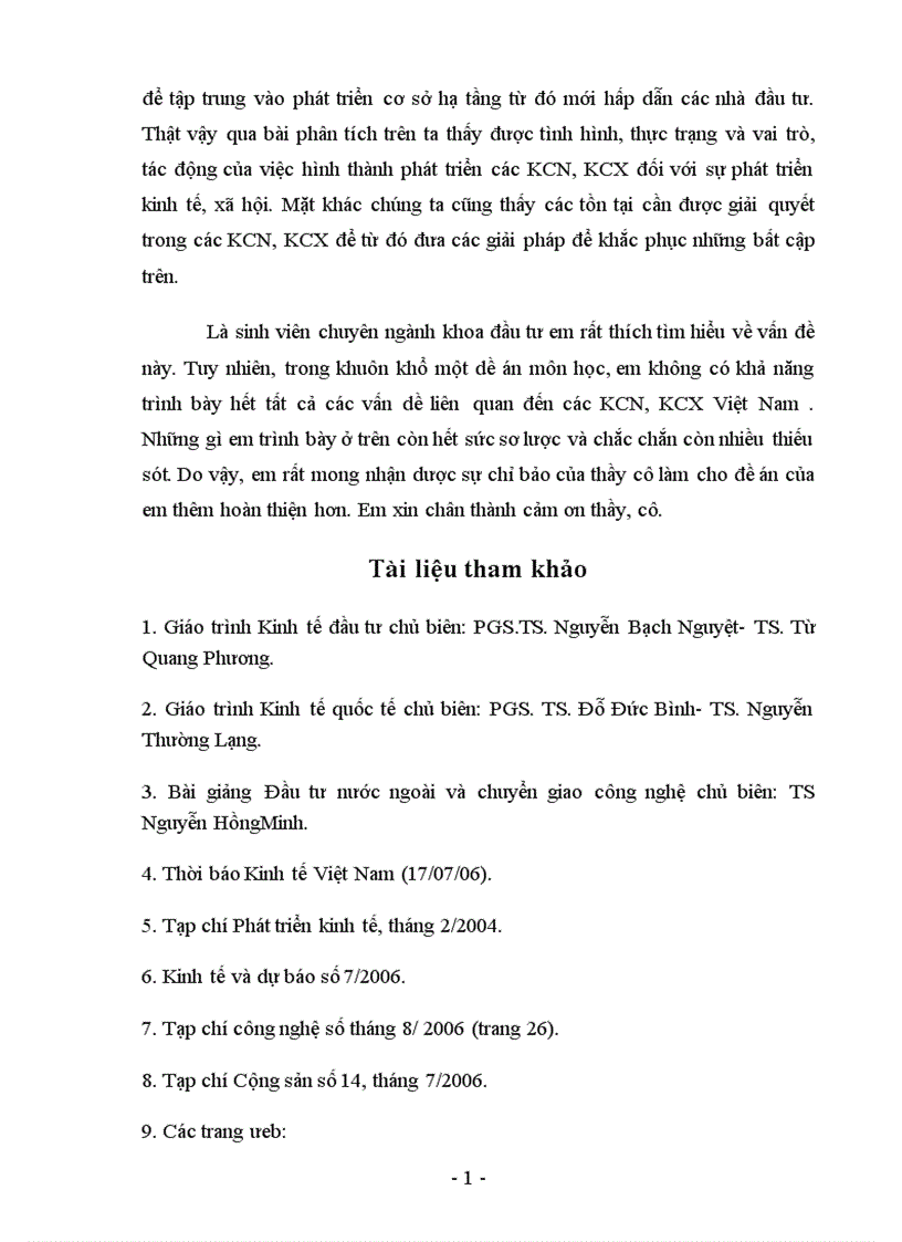 image for page Đầu tư vào khu công nghiệp khu chế xuất 1