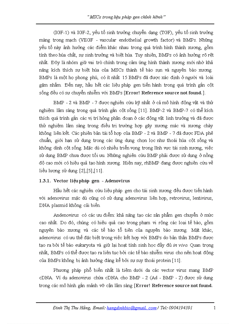 image for page Nghiên cứu quá trình tạo xương trong các phần gãy không liên kết của MSCs trưởng thành tái tổ hợp mang gen BMP 2 Ad BMP 2