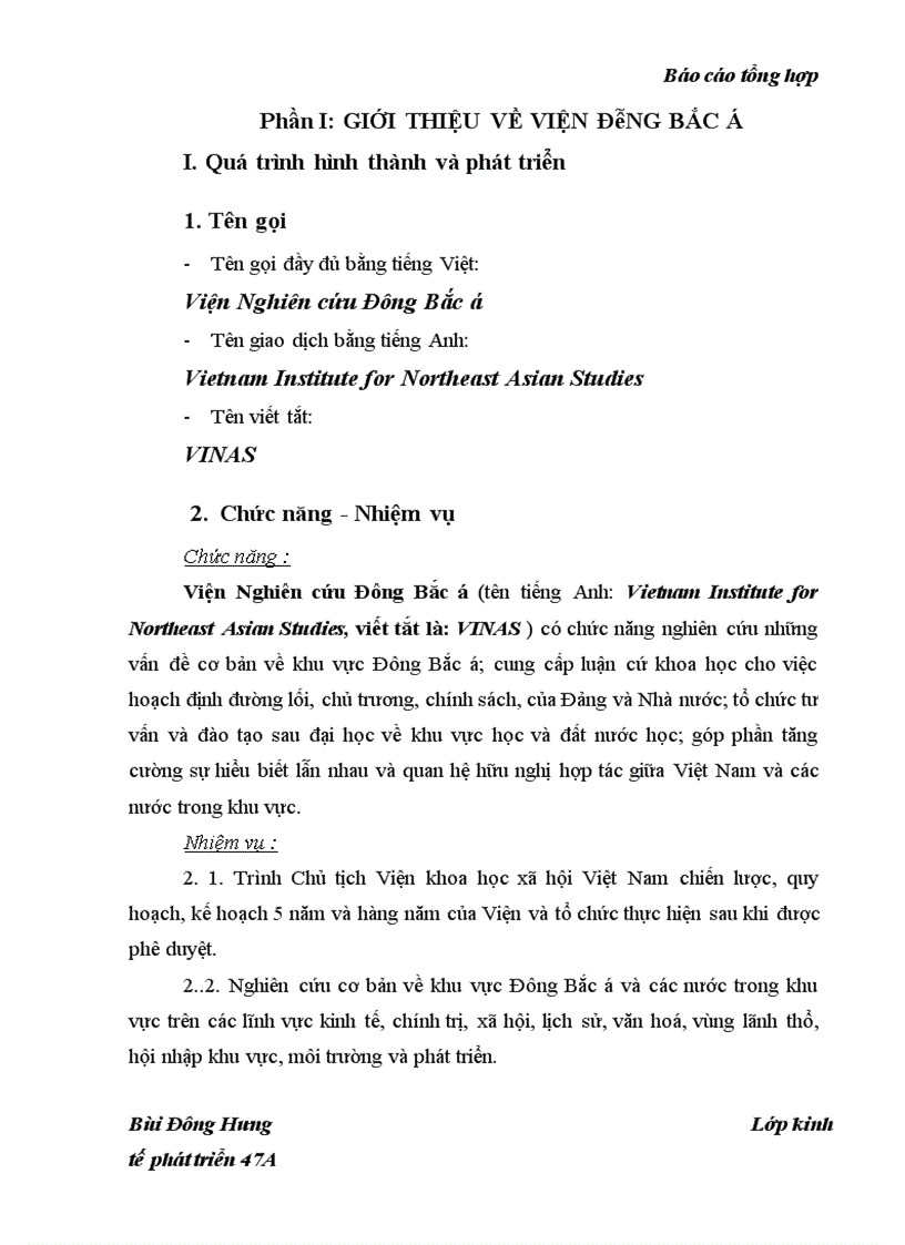 image for page Quy hoạch và phát triển viện đông bắc á đến năm 2010 và định hướng đến năm 2020