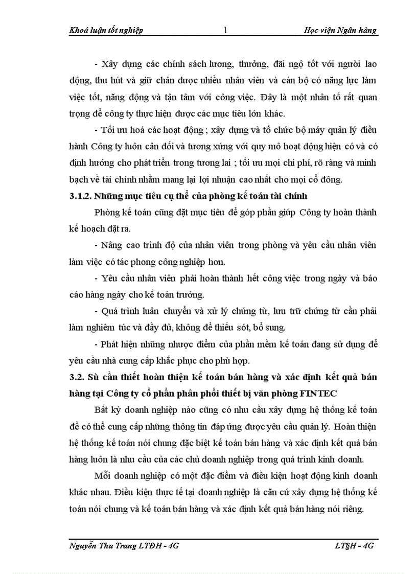 image for page Hoàn thiện kế toán bán hàng và xác định kết quả bán hàng tại Công ty Cổ Phần Phân phối thiết bị văn phòng FINTEC 1