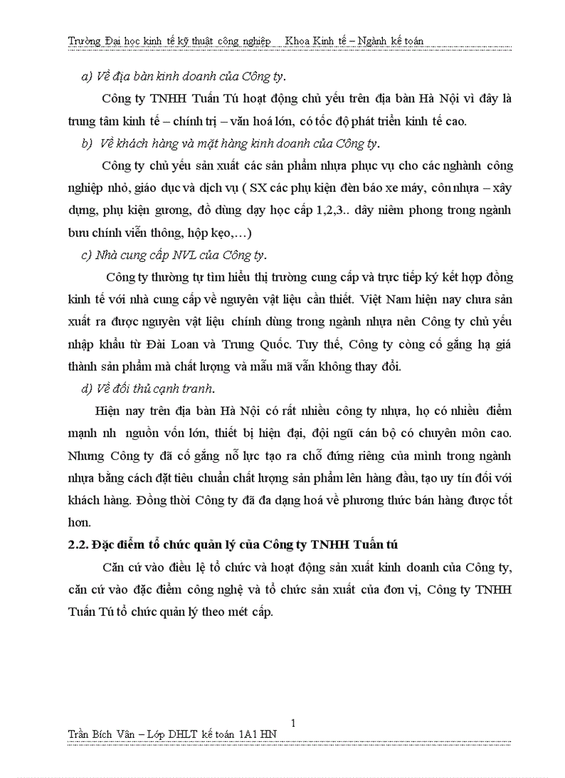 image for page Kế toán nguyên vật liệu và công cụ dụng cụ tại công ty TNHH Tuấn tú 1