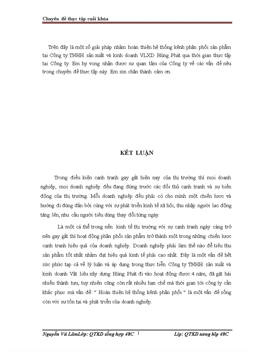 image for page Một số giải pháp nhằm hoàn thiện hệ thống kênh phân phối sản phẩm tại công ty TNHH Sản Xuất Kinh Doanh VLXD Hùng Phát 1