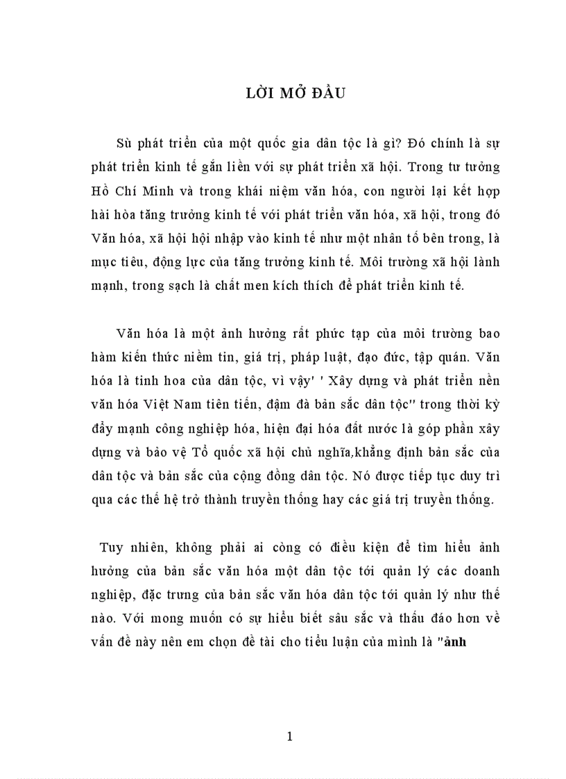 image for page Ảnh hưởng tích cực và hạn chế của truyền thống bản sắc văn hóa của một dân tộc đến quản lý các doanh nghiệp