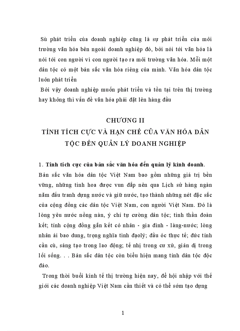 image for page Ảnh hưởng tích cực và hạn chế của truyền thống bản sắc văn hóa của một dân tộc đến quản lý các doanh nghiệp