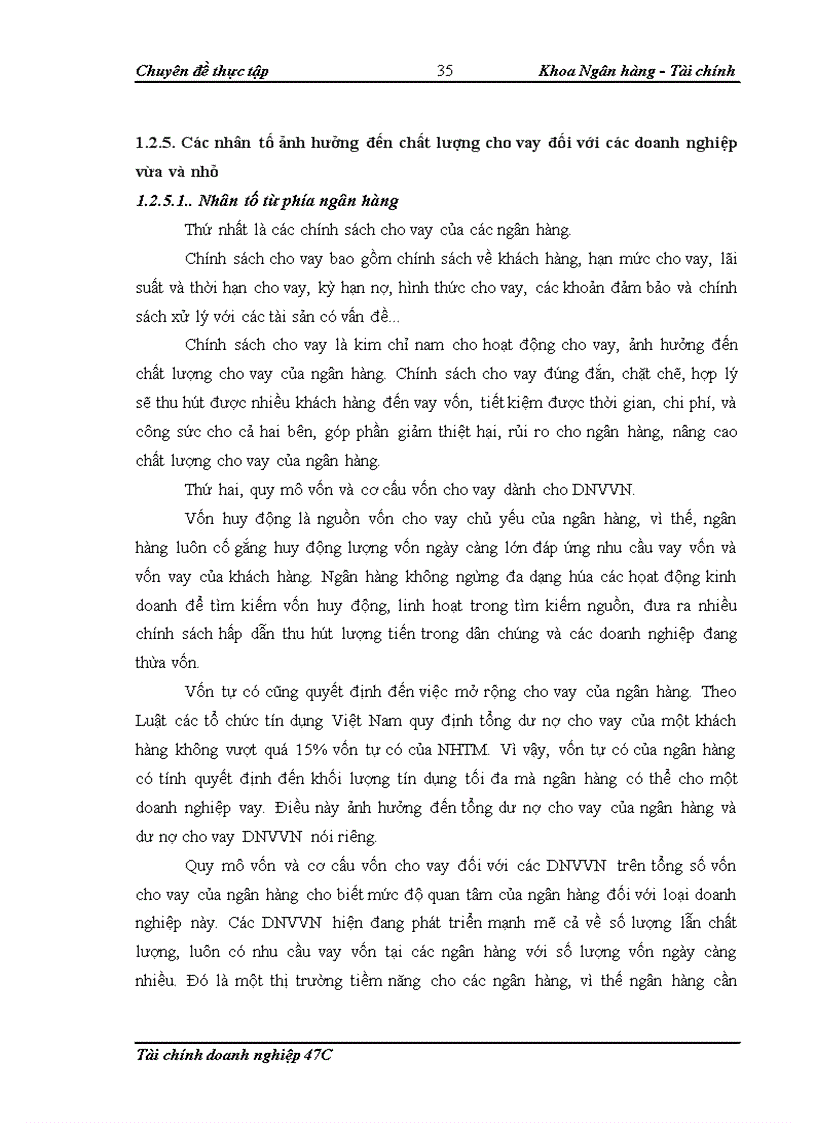 image for page Nâng cao chất lượng cho vay đối với doanh nghiệp vừa và nhỏ tại Ngân hàng TMCP Quân đội
