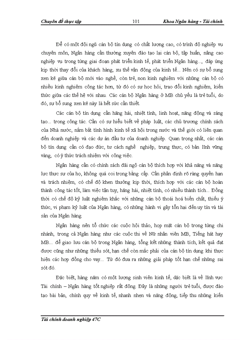 image for page Nâng cao chất lượng cho vay đối với doanh nghiệp vừa và nhỏ tại Ngân hàng TMCP Quân đội