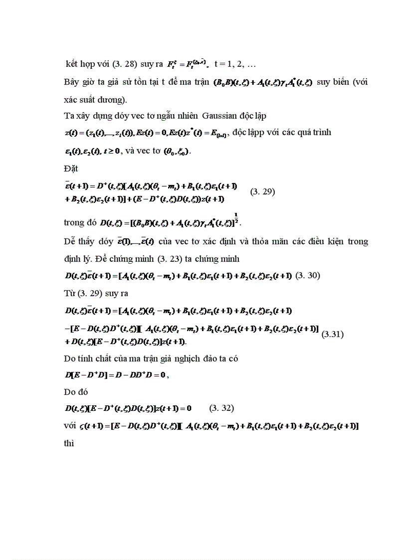 image for page Lý thuyết lọc tối ưu đối với quá trình Gaussian điều kiện và áp dụng của nó vào các bài toán thống kê và các bài toán điều khiển tối ưu với thời gian rời rạc và các bài toán điều khiển tối ưu với thời gian liên tục