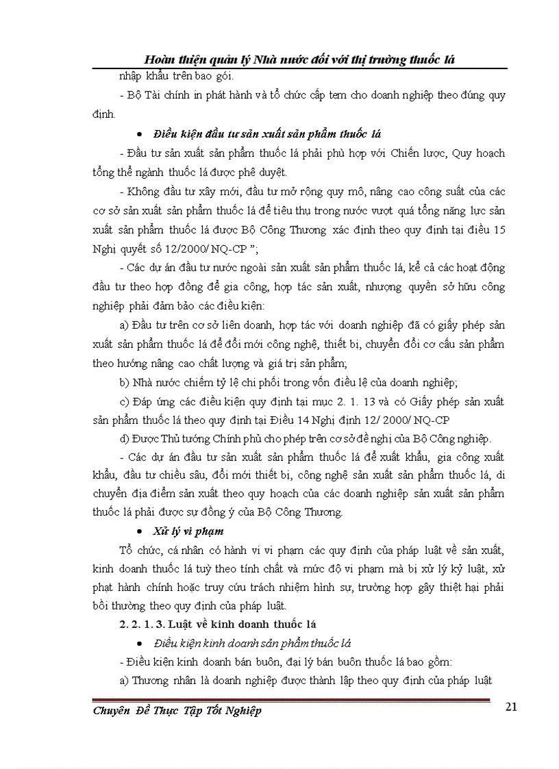 image for page Hoàn thiện Quản Lý Nhà Nước đối với thị trường thuốc lá tại Việt Nam 1