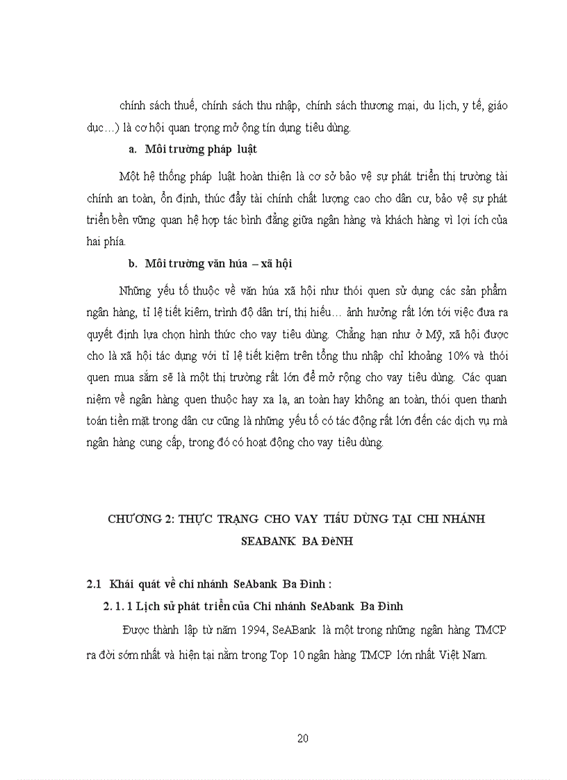 image for page Tìm kiếm các giải pháp để nâng cao hiệu quả hoạt động cho vay tiêu dùng tại Ngân hàng thương mại cổ phần Đông Nam Á 1