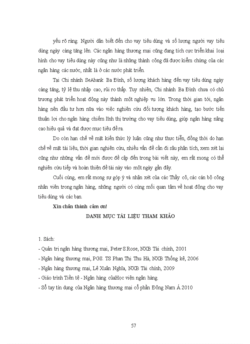 image for page Tìm kiếm các giải pháp để nâng cao hiệu quả hoạt động cho vay tiêu dùng tại Ngân hàng thương mại cổ phần Đông Nam Á 1