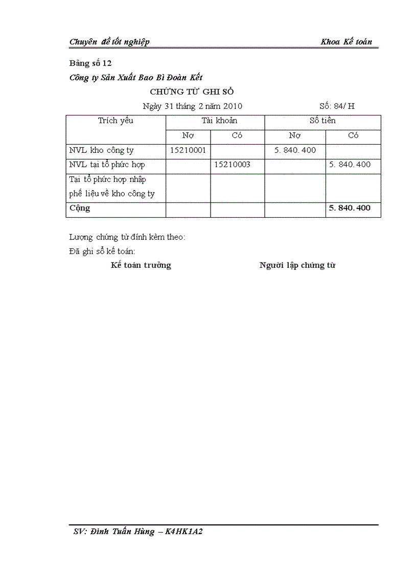 image for page Kế toán nguyên vật liệu để sản xuất sản phẩm bao bì tại Công ty sản xuất bao bì Đoàn Kết 1