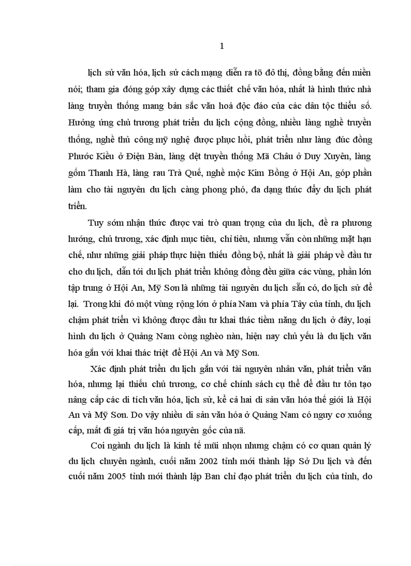 image for page Du lịch văn hóa ở tỉnh Quảng Nam 1