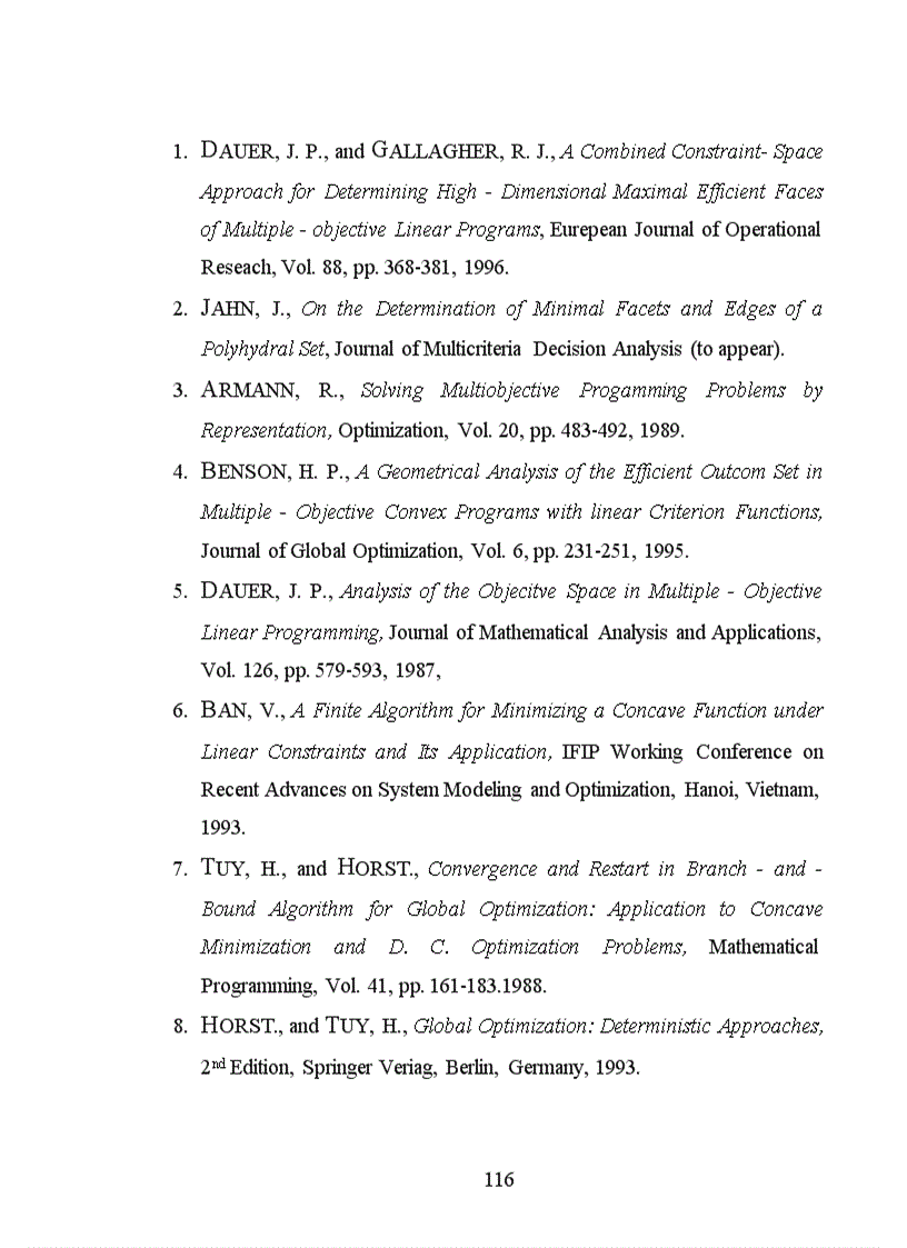 image for page Bài toán qui hoạch tuyến tính đa mục tiêu trong không gian giá trị