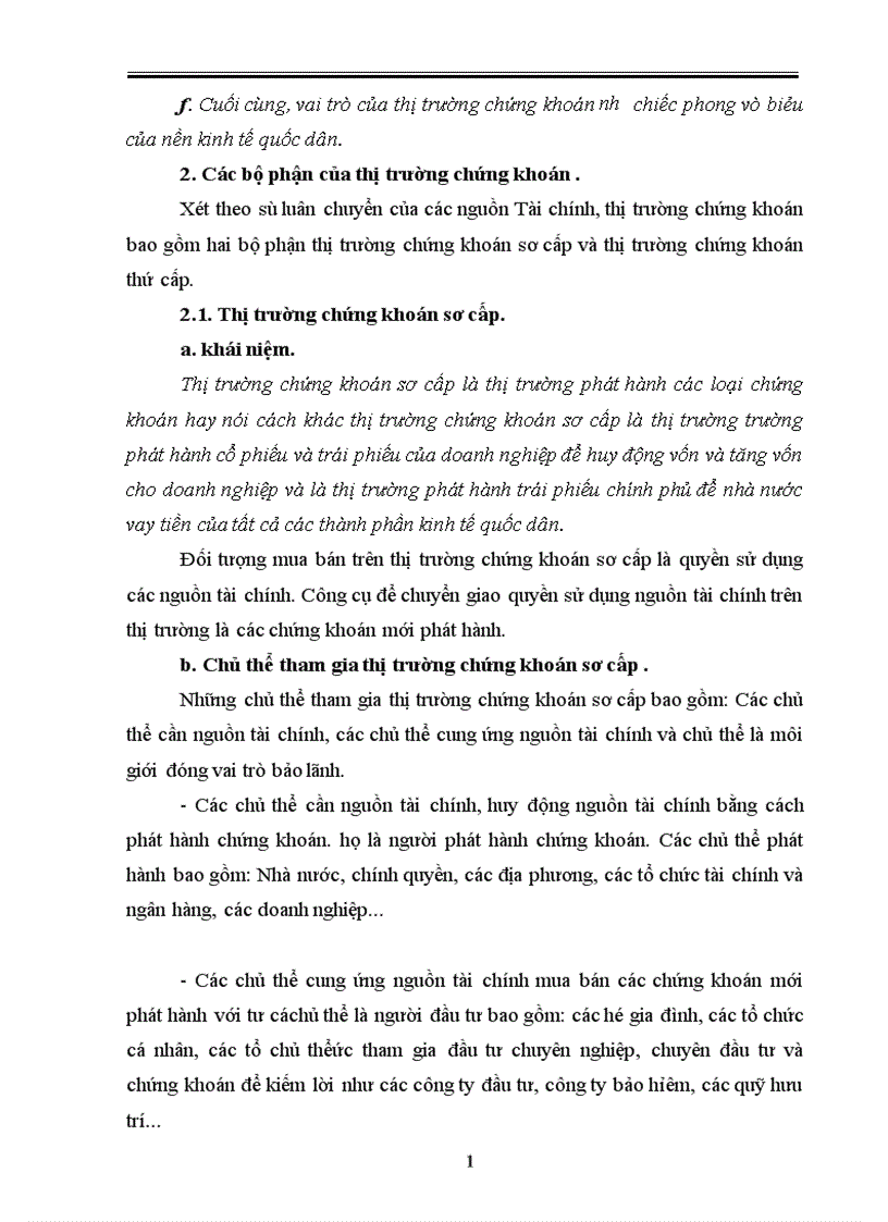 image for page Giải pháp nhằm đa dạng hoá các công cụ của thị trường chứng khoán 1