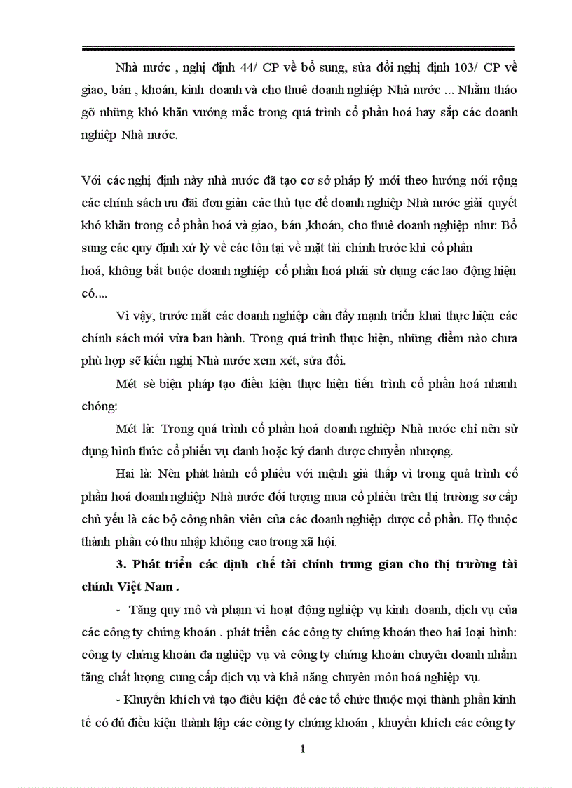 image for page Giải pháp nhằm đa dạng hoá các công cụ của thị trường chứng khoán 1