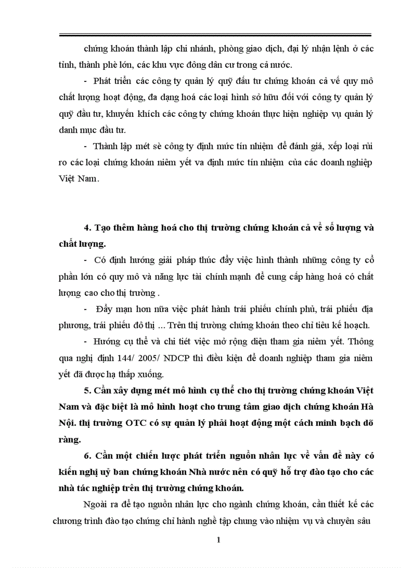 image for page Giải pháp nhằm đa dạng hoá các công cụ của thị trường chứng khoán 1