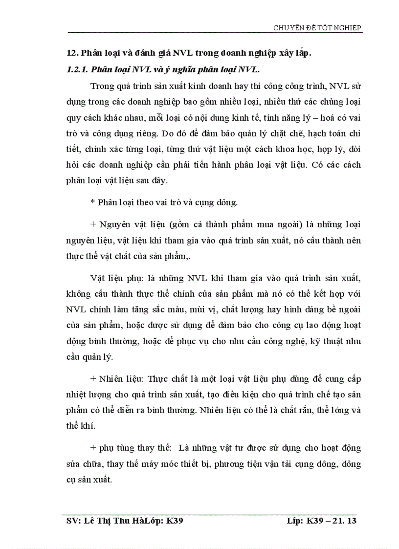 image for page Thực trạng hạch toán nguyên vật liệu và tình hình sử dụng nguyên vật liệu tại Công ty Cổ phần Đầu tư và Xây dựng HUD1