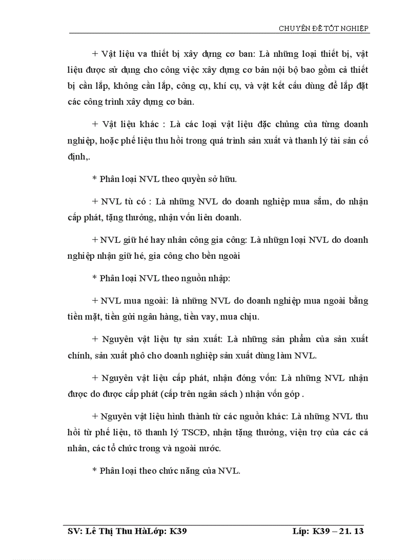 image for page Thực trạng hạch toán nguyên vật liệu và tình hình sử dụng nguyên vật liệu tại Công ty Cổ phần Đầu tư và Xây dựng HUD1