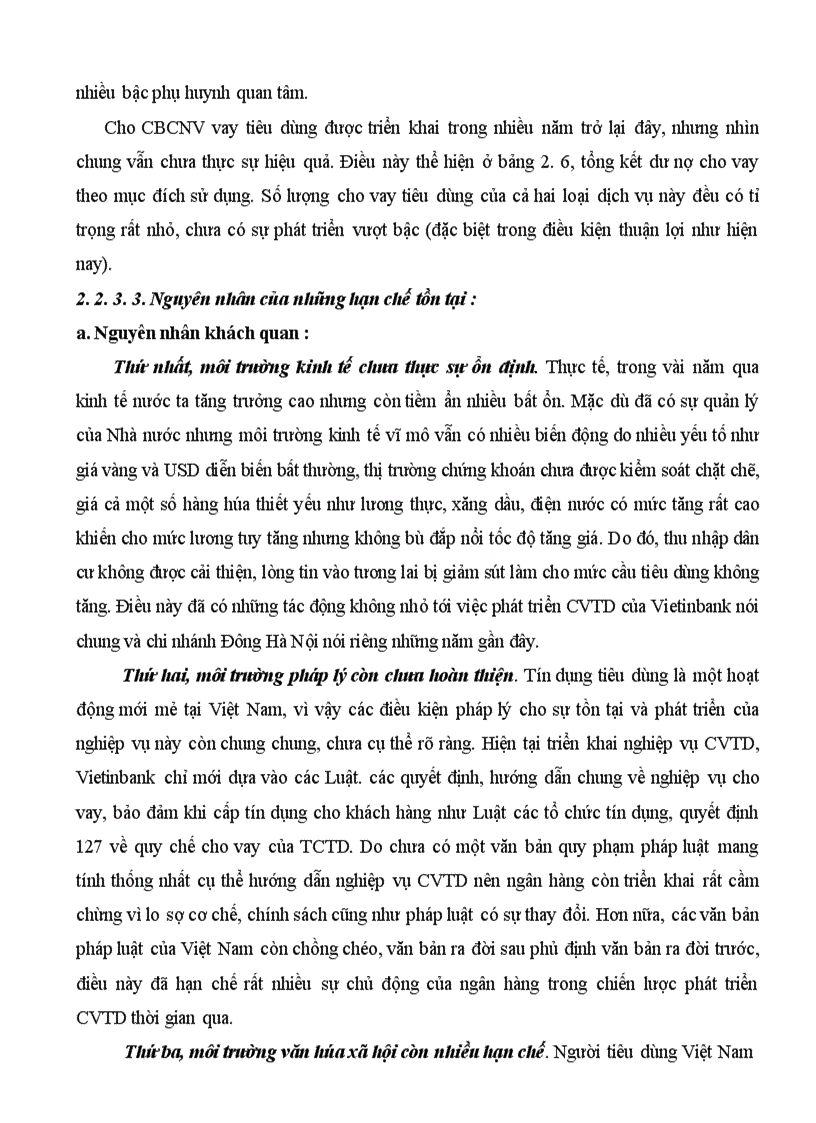 image for page Giải pháp mở rộng cho vay tiêu dùng tại Ngân Hàng TMCP Công Thương Việt Nam chi nhánh Đông Hà Nội 1